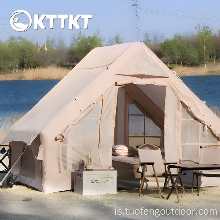 20 kg hvítt úti tjaldstæði Stórt uppblásanlegt tjald